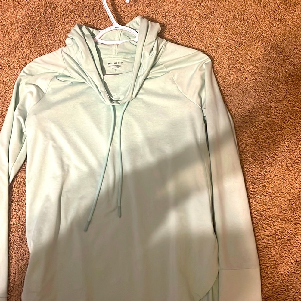 Athleta lightweight hoodie.